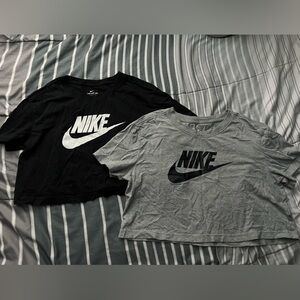 2 Nike crop tops
